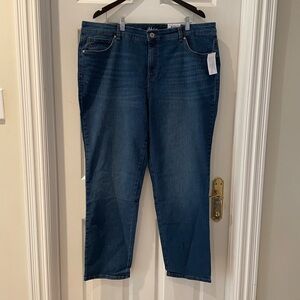 Woman’s straight leg jeans